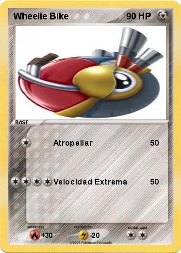 Pokemon Wheelie Bike