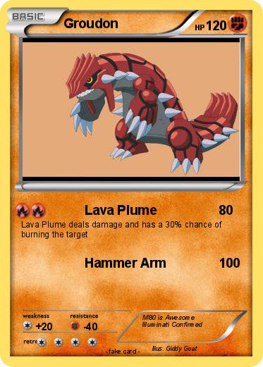 Pokemon Groudon