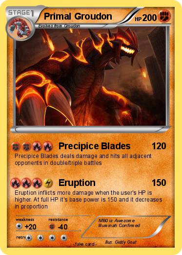 Pokemon Primal Groudon
