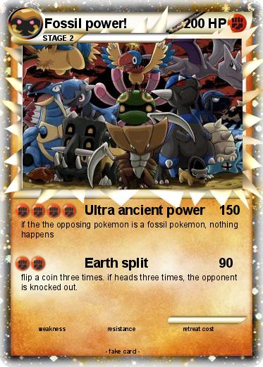 Pokemon Fossil power!