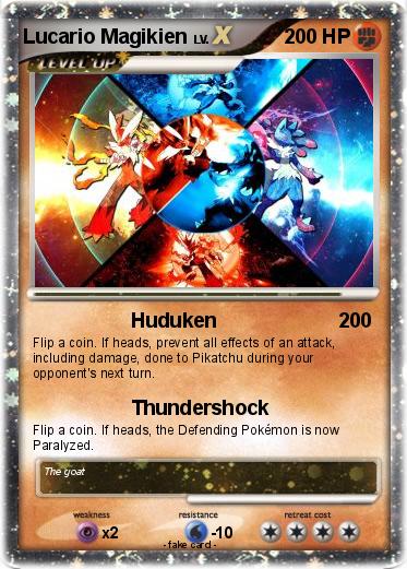 Pokemon Lucario Magikien