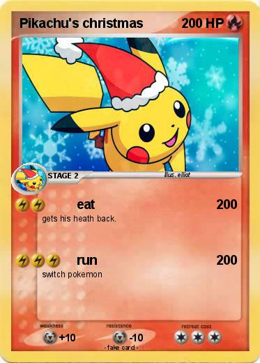Pokemon Pikachu's christmas