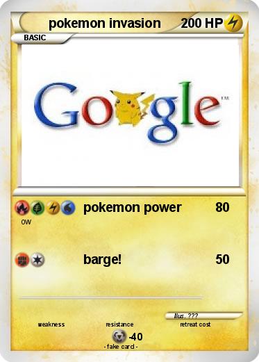 Pokemon pokemon invasion