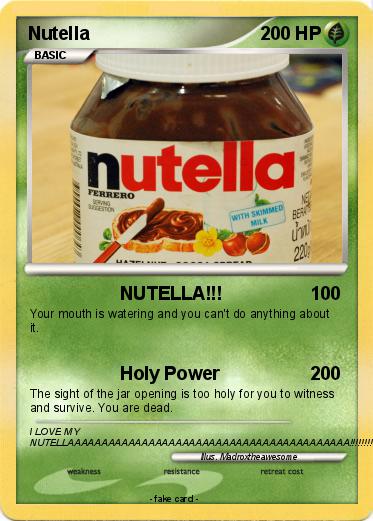 Pokemon Nutella