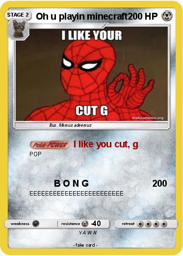 Pokemon Oh u playin minecraft