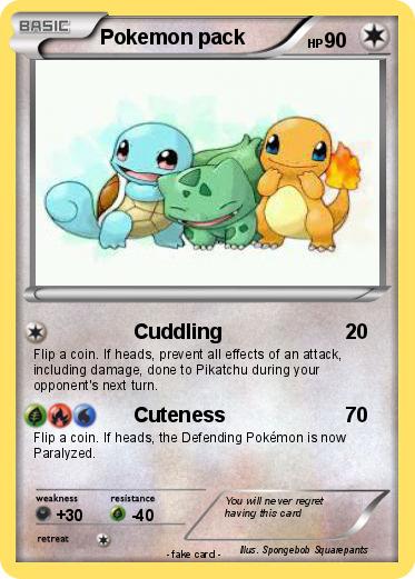 Pokemon Pokemon pack