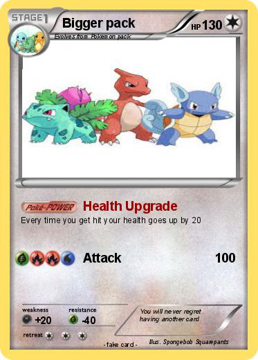 Pokemon Bigger pack