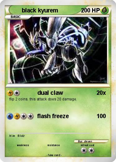 Pokemon black kyurem