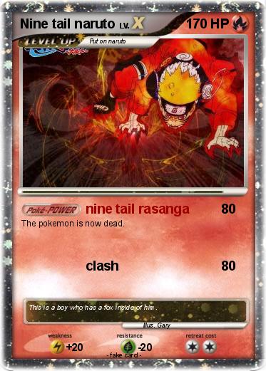 Pokemon Nine tail naruto