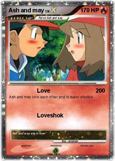 Pokemon Ash and may