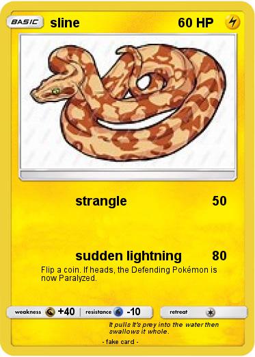 Pokemon sline