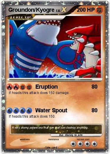 Pokemon Groundon/Kyogre