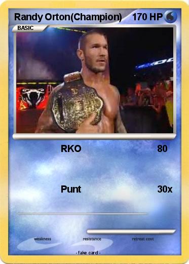 Pokemon Randy Orton(Champion)