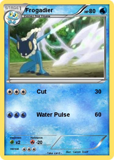 Pokemon Frogadier Pokemon Frogadier