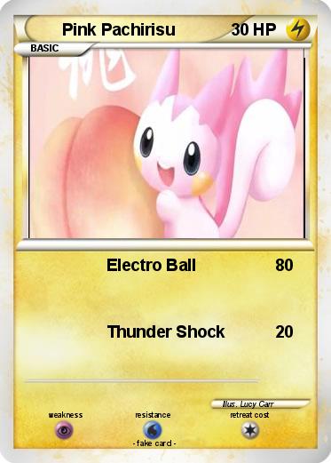 Pokemon Pink Pachirisu