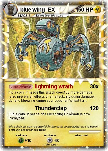 Pokemon blue wing  EX