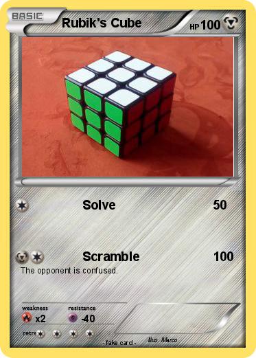 Pokemon Rubik's Cube