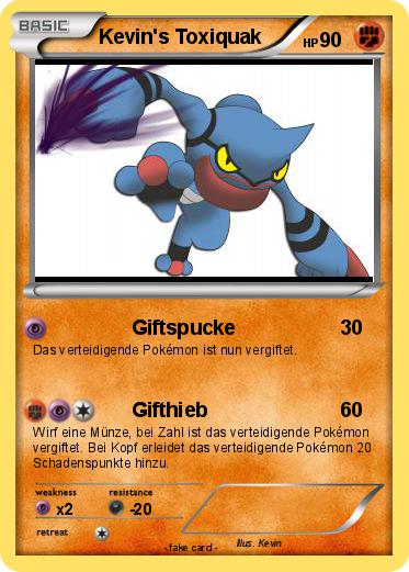Pokemon Kevin's Toxiquak