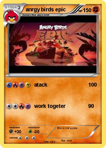 Pokemon anrgy birds epic