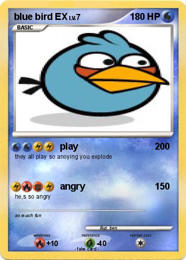 Pokemon blue bird EX