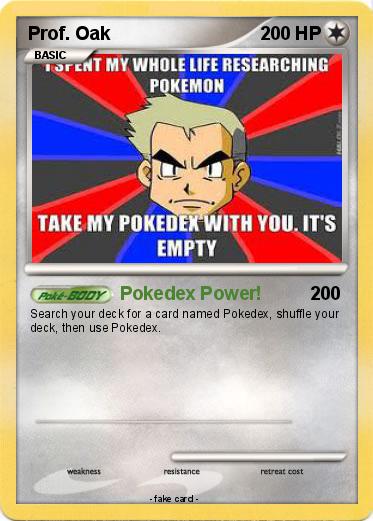 Pokemon Prof. Oak