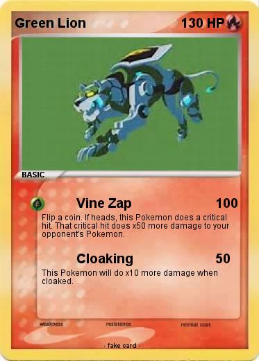 Pokemon Green Lion