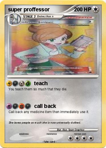 Pokemon super proffessor