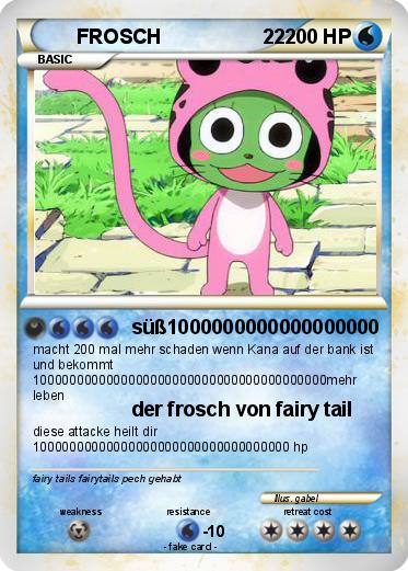 Pokemon FROSCH                  22                       8