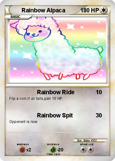 Pokemon Rainbow Alpaca