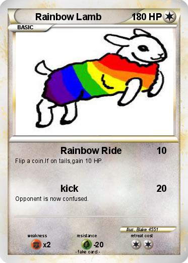 Pokemon Rainbow Lamb