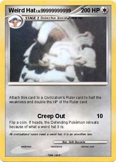 Pokemon Weird Hat