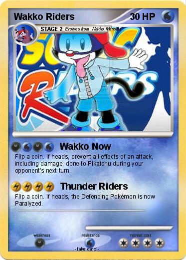 Pokemon Wakko Riders