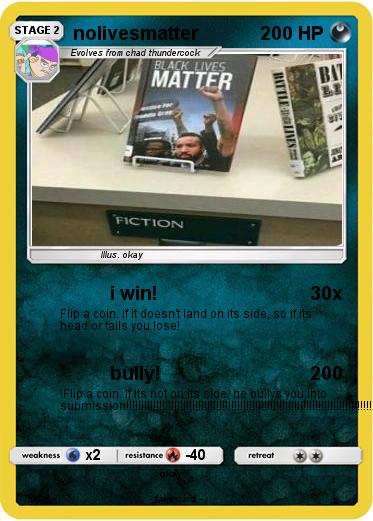 Pokemon nolivesmatter