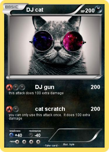 Pokemon DJ cat