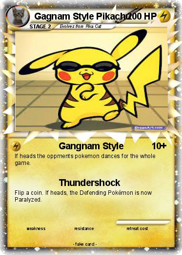 Pokemon Gagnam Style Pikachu
