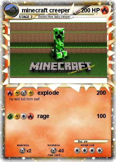 Pokemon minecraft creeper