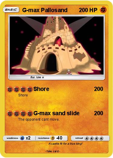 Pokemon G-max Pallosand