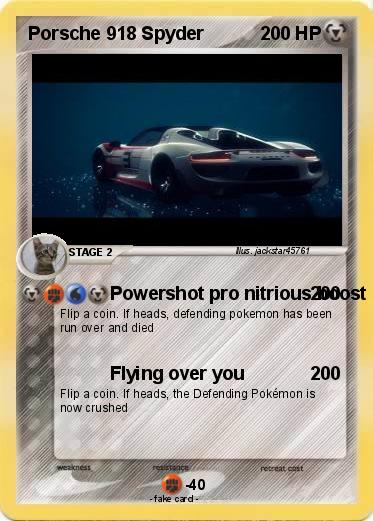 Pokemon Porsche 918 Spyder