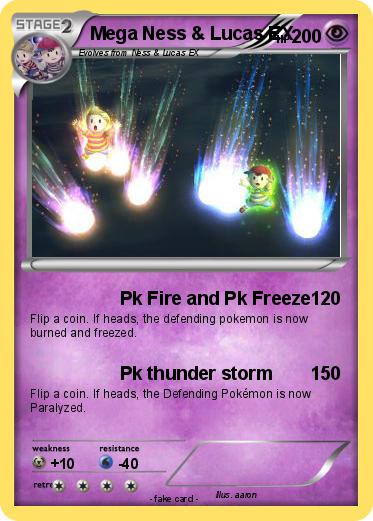 Pokemon Mega Ness & Lucas EX