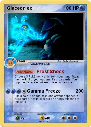 Pokemon Glaceon ex