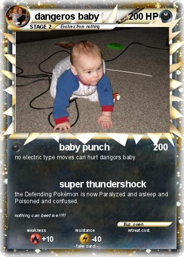 Pokemon dangeros baby