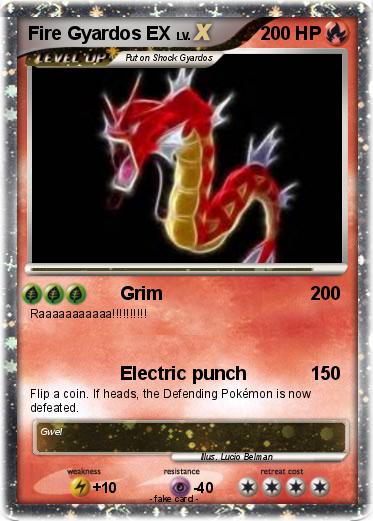 Pokemon Fire Gyardos EX