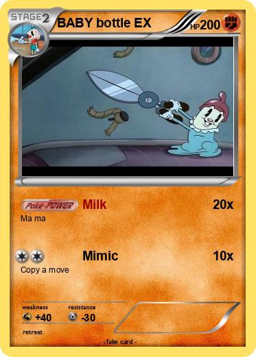 Pokemon BABY bottle EX