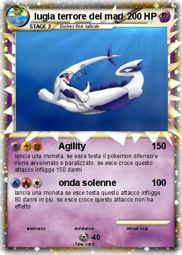 Pokemon lugia terrore dei mari