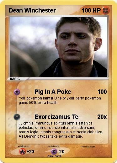 Pokemon Dean Winchester