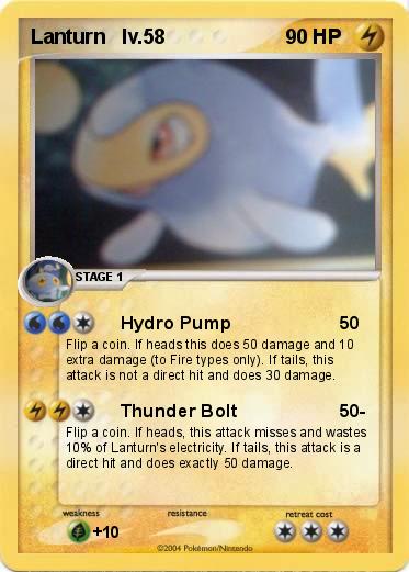 Pokemon Lanturn   lv.58