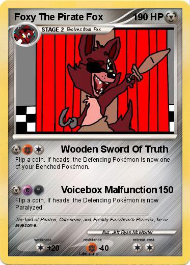 Pokemon Foxy The Pirate Fox