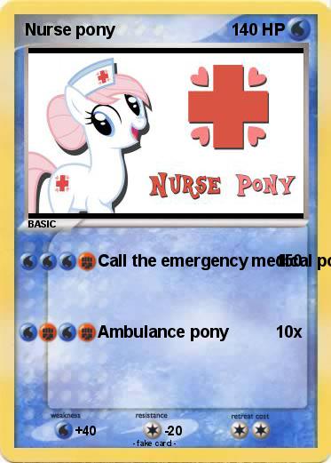 Pokemon Nurse pony