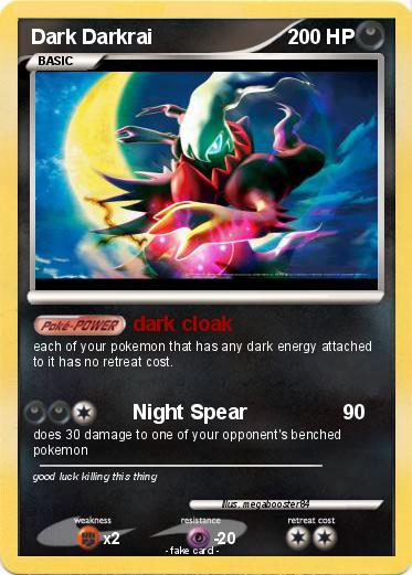 Pokemon Dark Darkrai