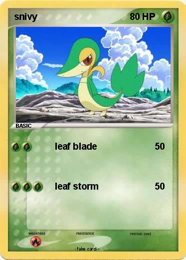 Pokemon snivy